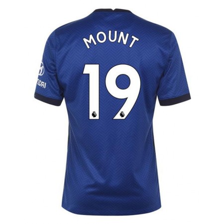 Billiga Fotbollströjor Chelsea Mason Mount 19 Hemma tröja 2020/21 Kortärmad